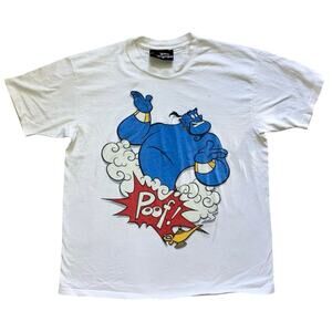 Disney Originals Rare Aladdin Genie 100% Cotton T-Shirt One Size